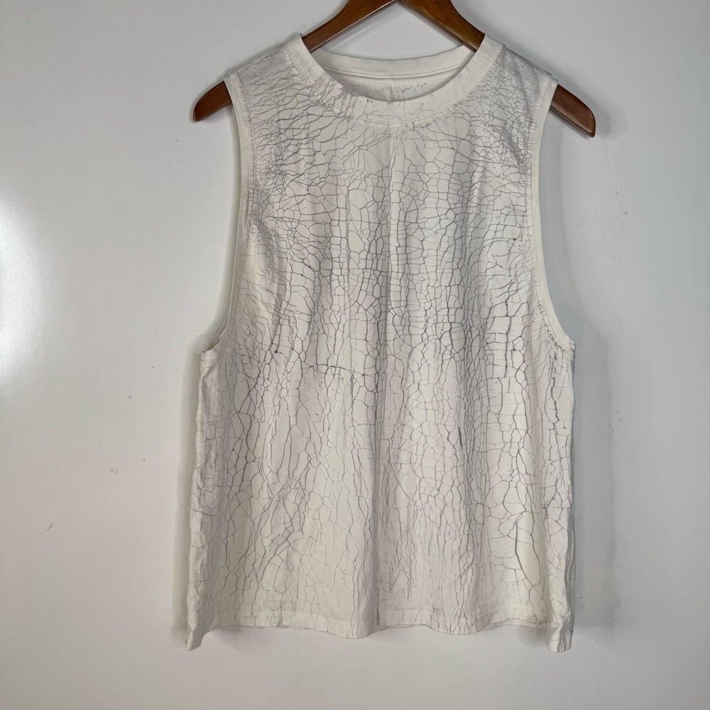 Lululemon All Yours Tank Top Thread Dye White Silver Drop‎